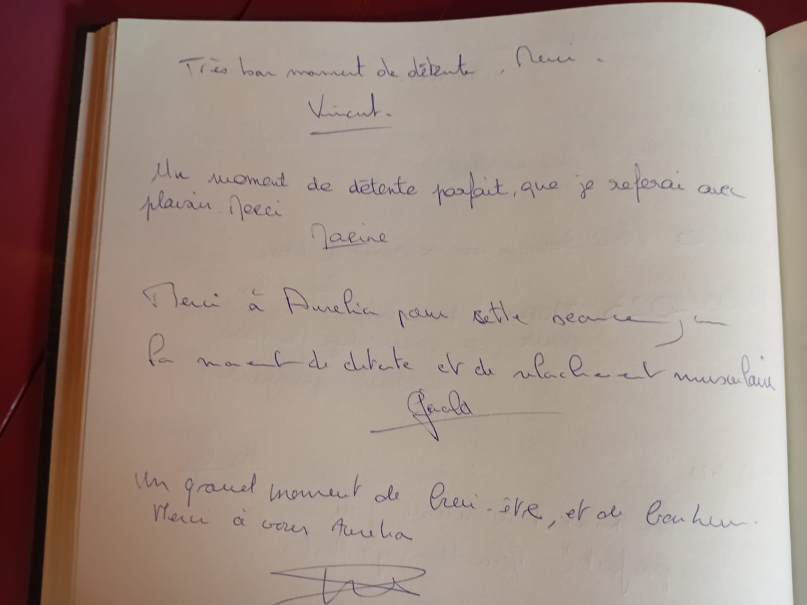 Page du livre d'or 11